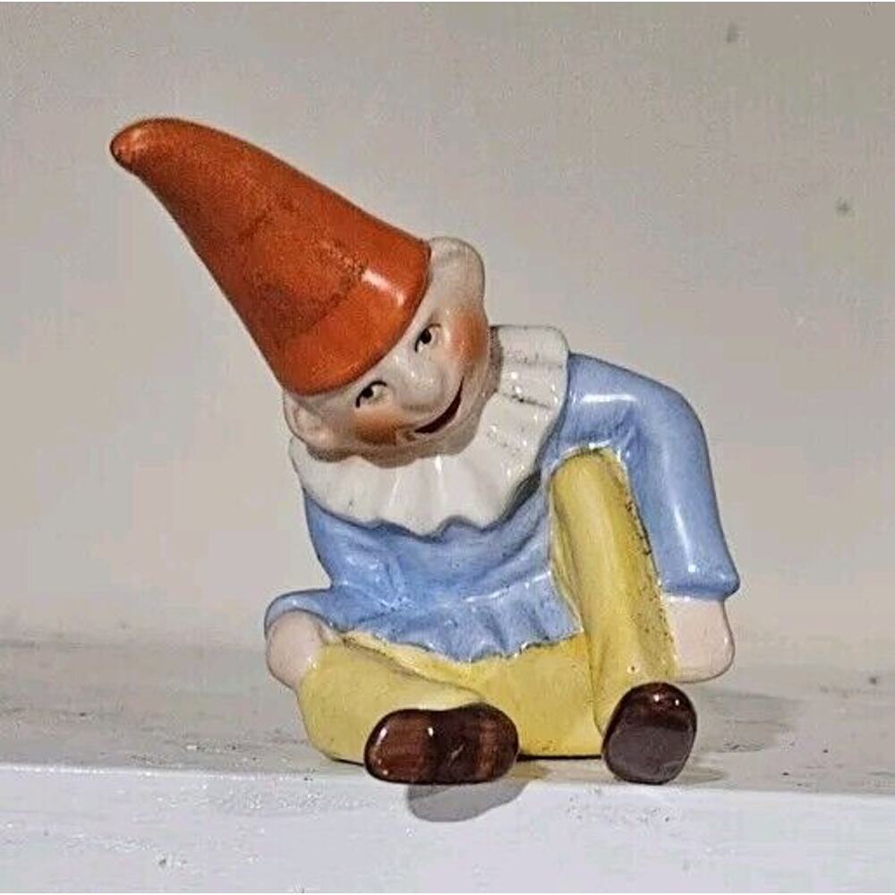 VTG Goebel Sitting Elf Jester Figurine